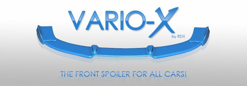 VARIO-X by RDX Frontspoiler für ALLE Autos! Auch für Deines!, SPOILER V  A R I O - X