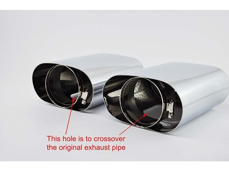 BMW X5 Mk1 (E53) '00'06 BMW X5 3.0 Stainless Steel Exhaust Tips Set