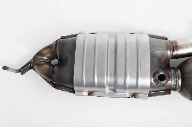 Smart Fortwo Mk2 (451) 07'14 Exhaust MufflerCatalytic Converter