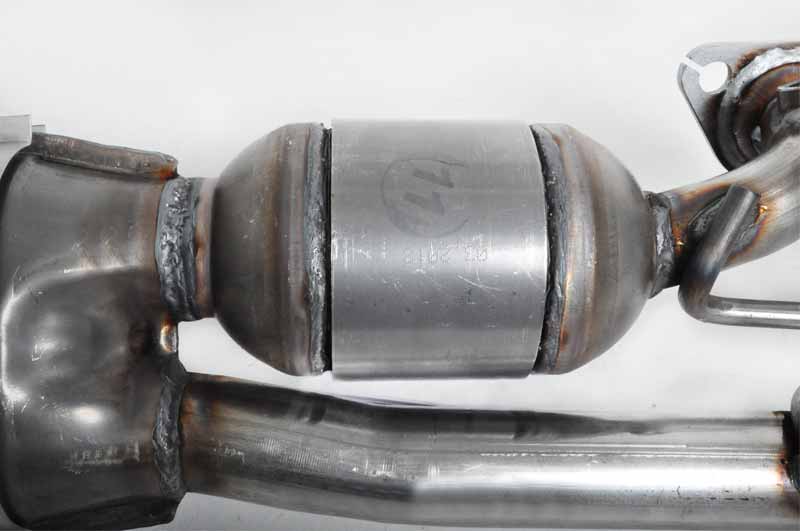 Smart Fortwo Mk2 (451) 07'14 Exhaust MufflerCatalytic Converter