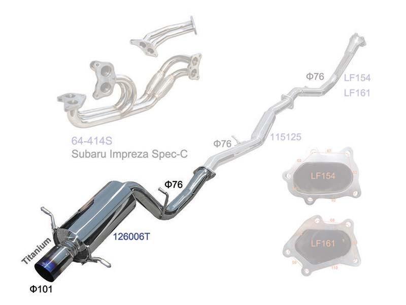 subaru impreza muffler