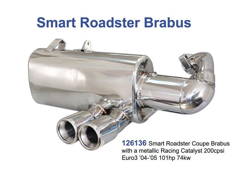 Smart Roadster Mk1 (452) '03-'06: Smart Brabus Roadster Auspuff  Endschalldämpfer