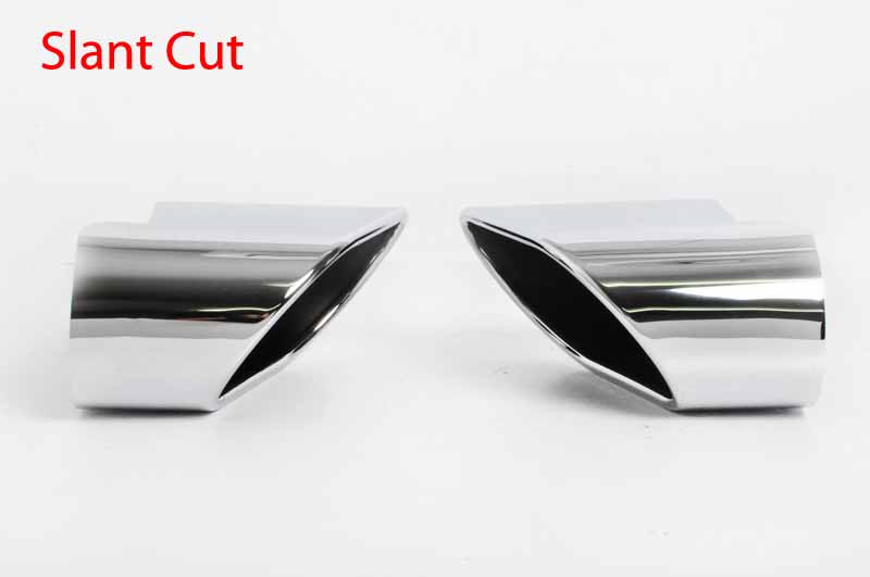 Exhaust Tips Universal Stainless Steel Exhaust Tips Trims BMW X5 E70 Look