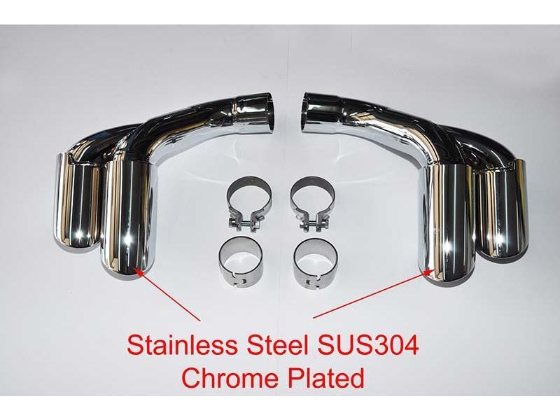BMW X6 Mk1 (E71) '08 BMW X6 E71 Stainless Steel Chrome Plated Exhaust