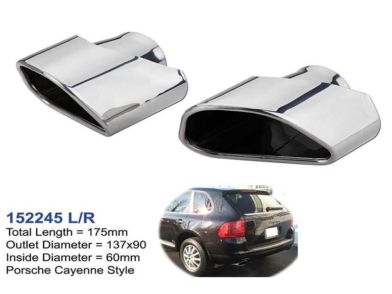 Porsche Cayenne Mk2 (92A/958) '11 Universal Stainless Steel Exhaust