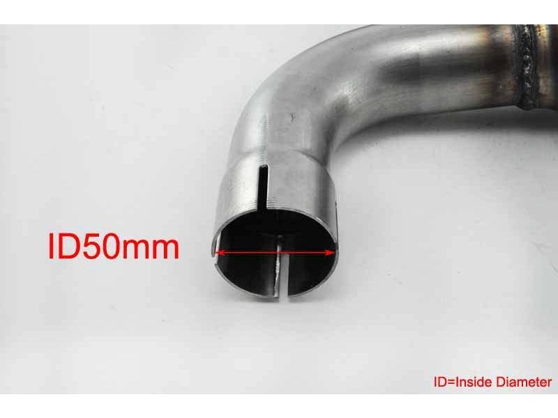 Uitlaatsierstuk Auto RVS Uitlaat Tip Uitlaat Universele Krimpen Veelkleurige Decoratie Uitlaatpijp Uitlaten Uitlaatpijp(60mm-101mm