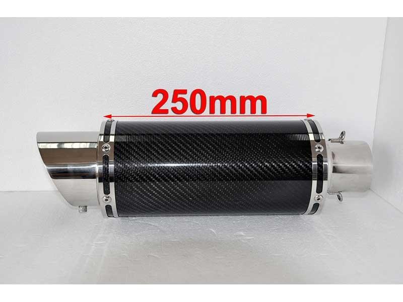 Motorcycle Exhausts Universal Carbon Motorcycle Exhaust Muffler Round