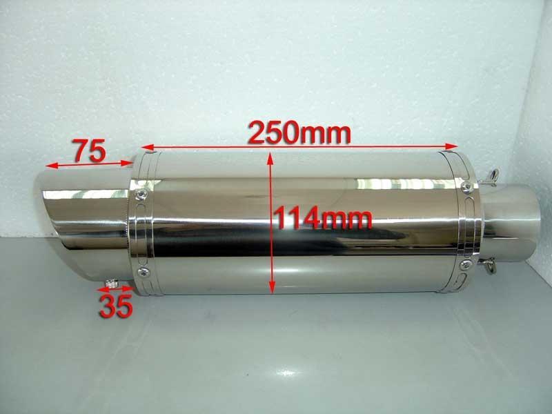 Motorrad Auspuffanlagen: Universal Edelstahl Motorrad Auspuff ...