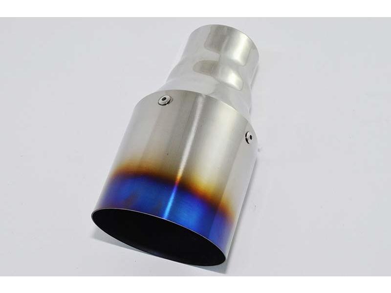 Exhaust Tips Universal Titanium Exhaust Tip Round Slant D89 L180 IN6050