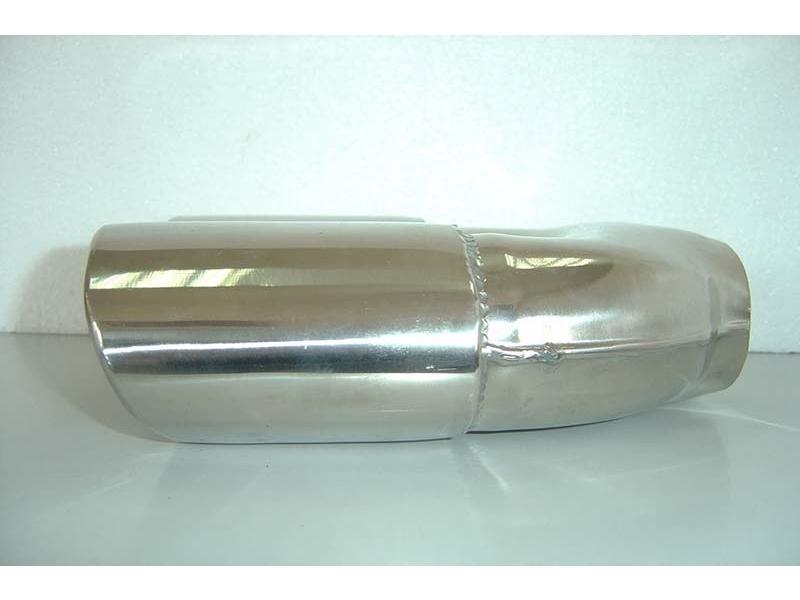 Car Exhaust Pipe Beveled 60‑137mm Stainless Steel Exhaust Trim