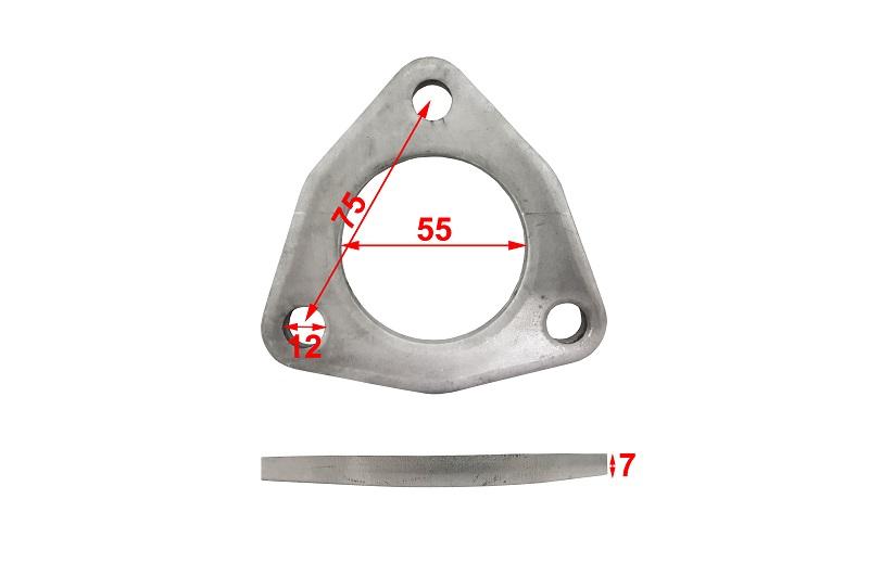 Exhaust FlangesGaskets Stainless Steel Exhaust Flange BC75 ID55