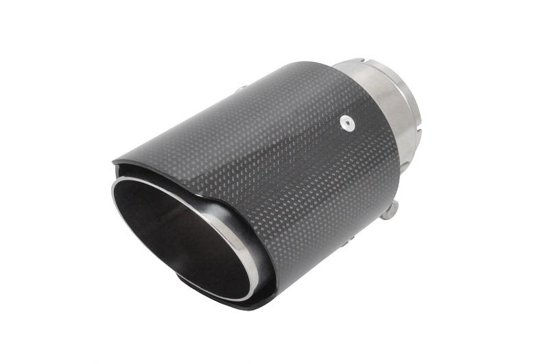 Uitlaatsierstuk dubbel rond 60mm RVS Ultersport | n2-05-60
