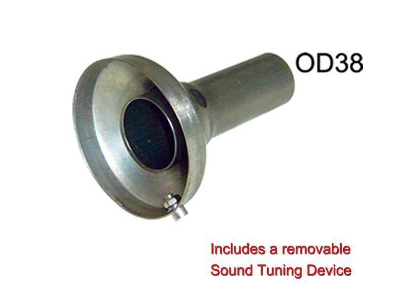 Auspuff Schalldämpfer 2,5 Zoll | Edelstahl Straight Through | Universal