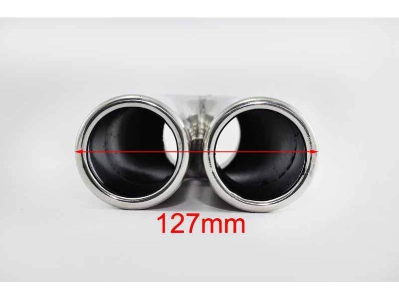 Citroen C1 Mk1 '05'14 Stainless Steel Double Tip Exhaust Tip Dual