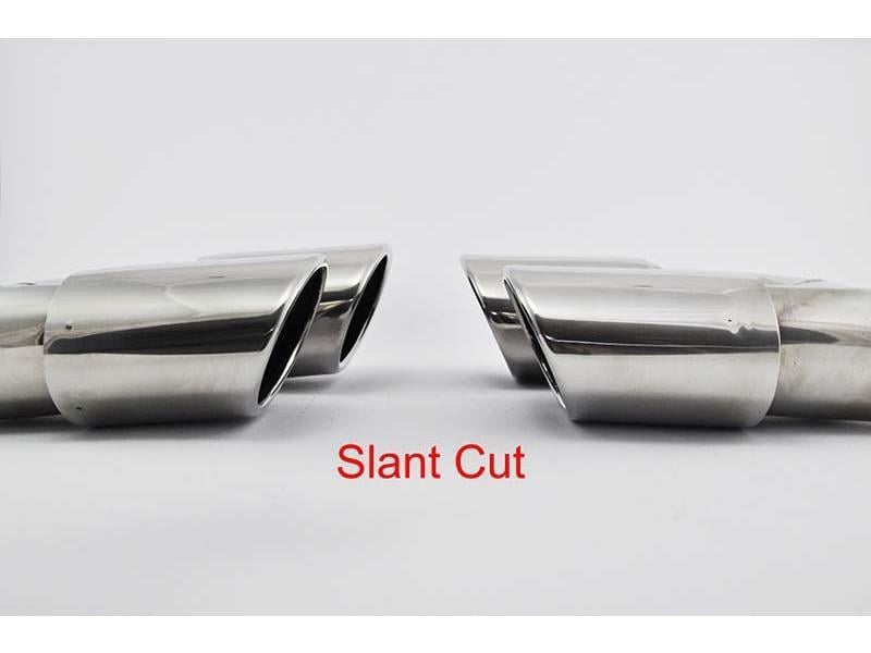 Embout D'Échappement Universel Acier Inox - Diamètre Entrée 63mm Sortie 76mm - Pour Son Renforcé Et Look Sportif