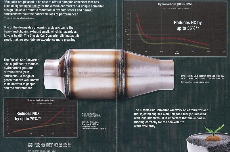 Tuning Catalytic Converters Catalytic Converter for Classic Cars D101 L250 IN57