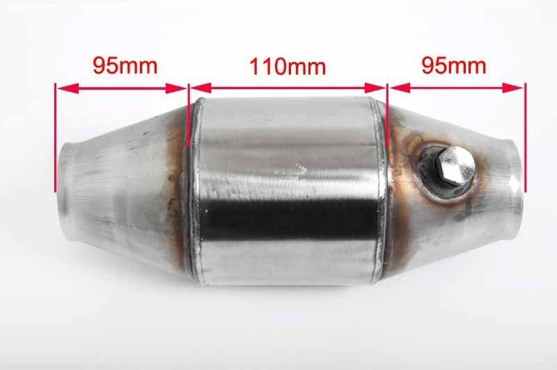 Tuning Catalytic Converters Euro 4 Metallic Catalytic Converter 200cpsi D127 L300 IN63.5