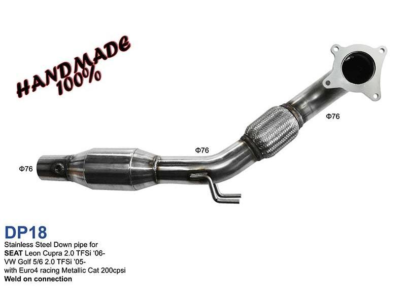 Audi TT Mk2 (8J) '06'14 VW Golf 5/Seat Leon Cupra Exhaust Downpipe