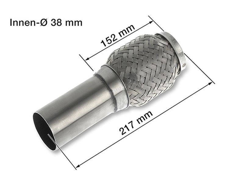 Exhaust ClampsConnectorsFlexibles HJS Exhaust Flexible Pipe with
