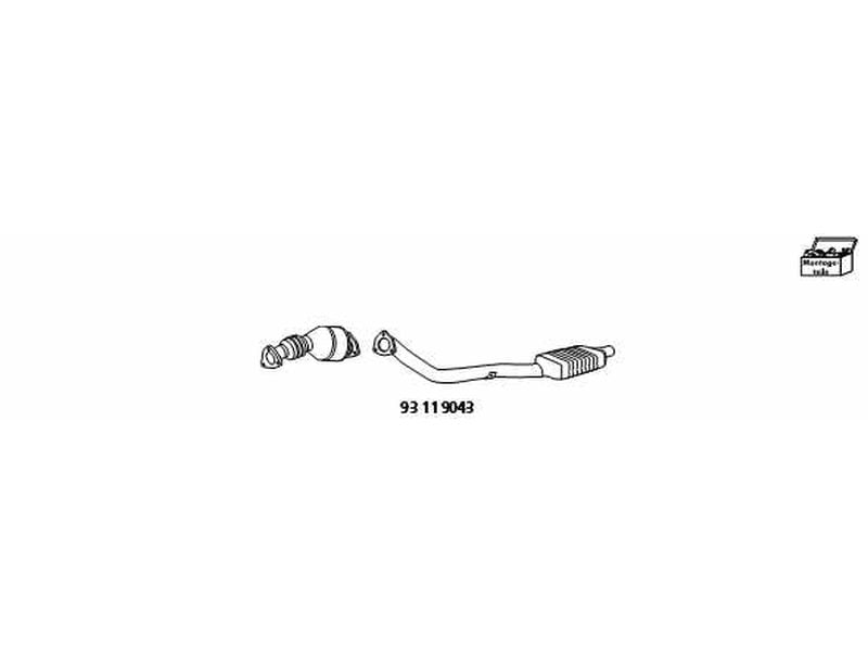 Audi A4 Mk1 B5 8d 95 01 Hjs Catalytic Converter Original Dpf City Filter 1 9 Tdi Audi A4 B5 Skoda Superb 3u Vw Passat B5 B5 5
