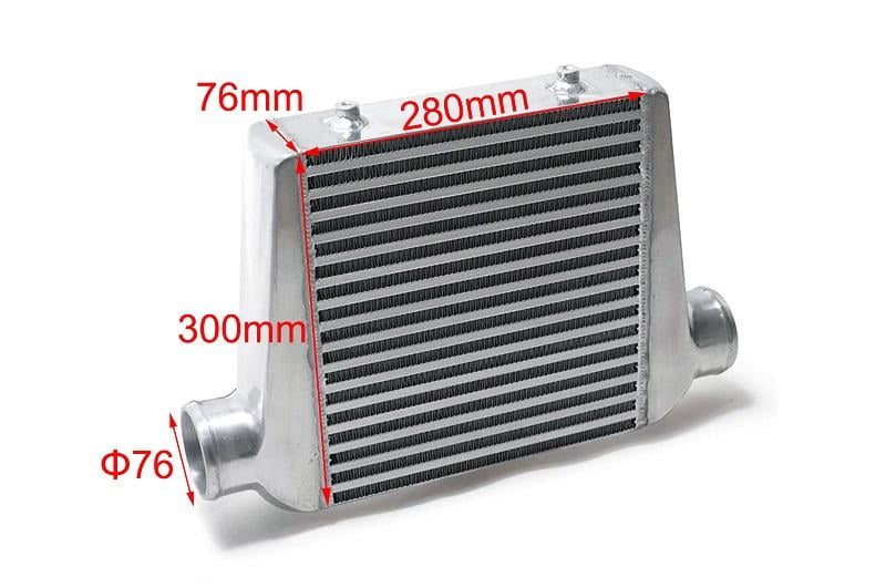 Intercoolers Universeel Intercooler 280X300X76 76mm
