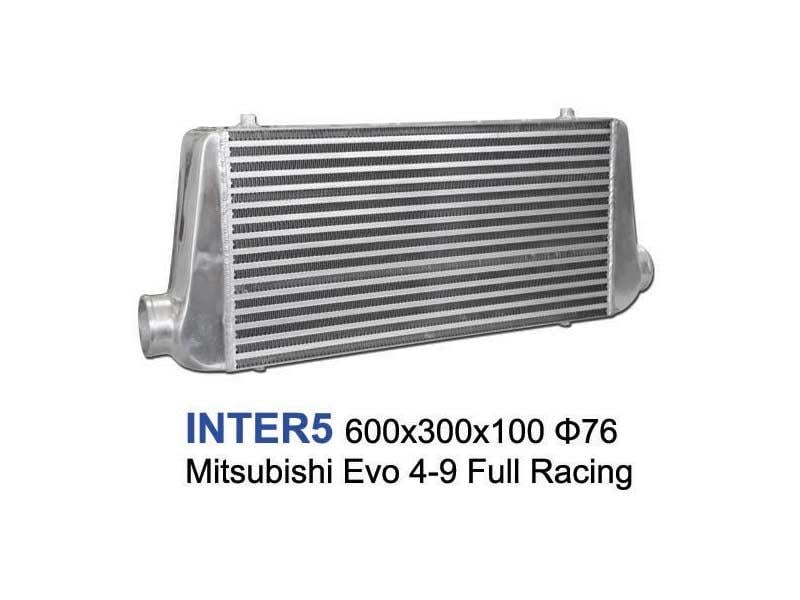 Intercoolers Mitsubishi Evo 49 Racing Intercooler 600x300x100 76mm