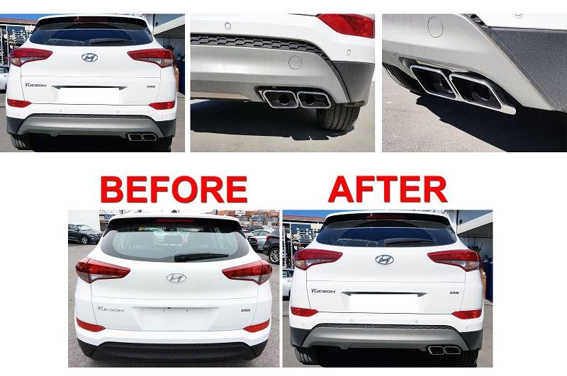 Hyundai Tucson/ix35 Mk2 '09'15 Hyundai Tucson 1.7CRDi Stainless Steel