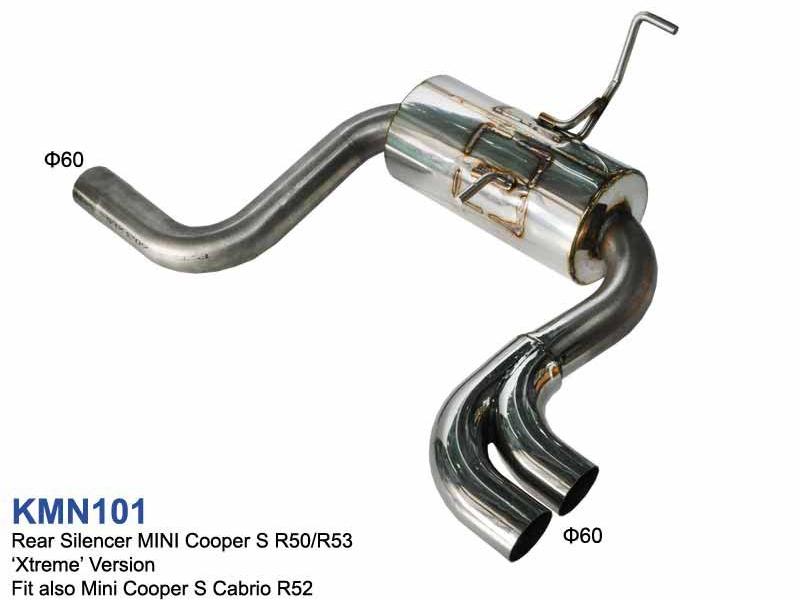 Tubo de escape de punta Ajuste Cola Sport Silenciador Para MG Rover Mini Cooper
