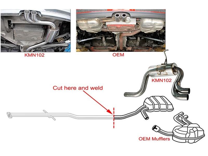 Mini Hatch/Hardtop Mk1 (R50/R53) '00-'06: Mini Cooper S Rear Exhaust ...