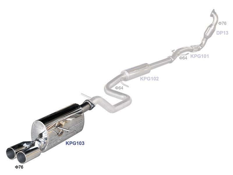 muffler and exhaust