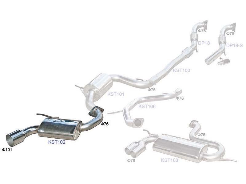 seat leon cupra 1p exhaust