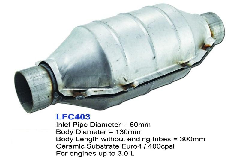 Factory Type Catalytic Converters Euro4 Ceramic Catalytic