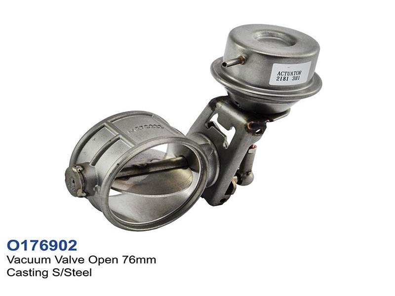 Exhaust Sound Control Exhaust Vacuum Valve 76mm Open 100