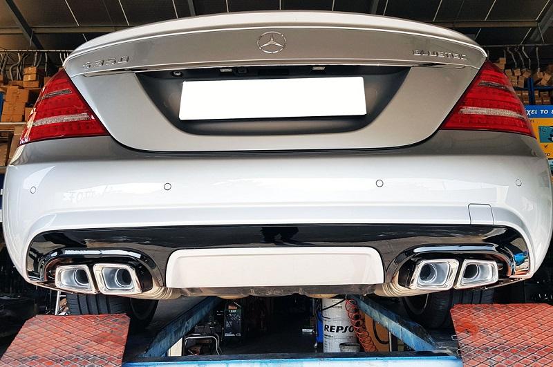 Mercedes E Class Mk3 211 02 09 Mercedes Amg W211 E63 Edelstahl Auspuffblende Endrohre Satz