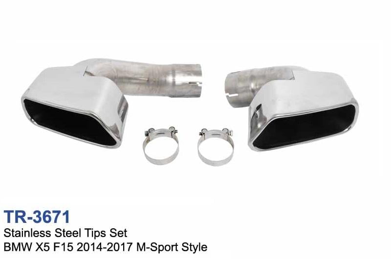 Bmw X5 Mk3 F15 14 18 Bmw X5 F15 M Sport Style Exhaust Tips Trims
