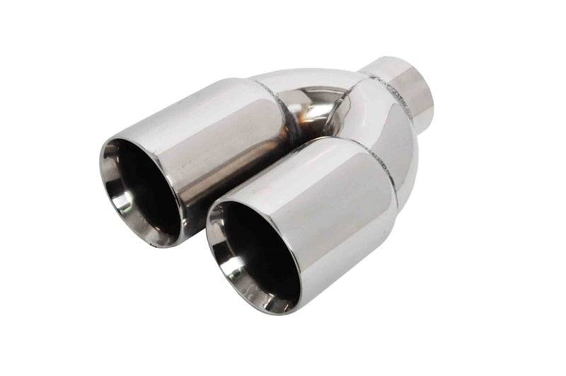 Uitlaatsierstukken Stainless Steel Exhaust Tip Dual 2x76 L200190 IN60