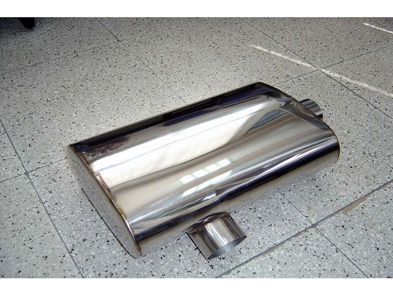 Exhaust Mufflers Audi S3 Stainless Steel Exhaust Muffler Oval 280x140