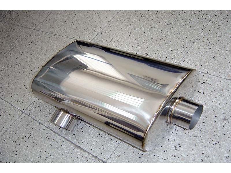 Exhaust Mufflers Audi S3 Stainless Steel Exhaust Muffler Oval 280x140
