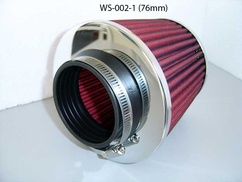 Air Filters Universal Cone Air Filter Chrome 150x130 ID76