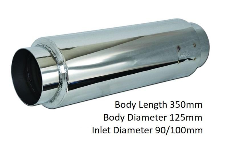 Exhaust Mufflers Universal Stainless Steel Exhaust Mufflers 'Monster