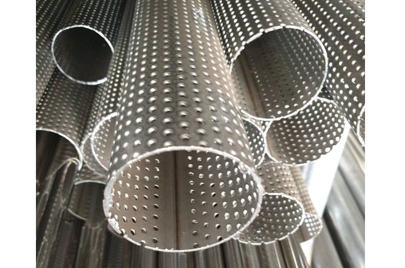 Exhaust Piping Stainless Steel Perforated Pipes 1m