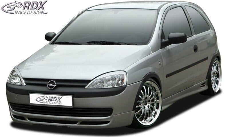 Opel Corsa Mk3 (C) '00-'06: RDX Frontspoiler/Frontansatz OPEL Corsa C -2002