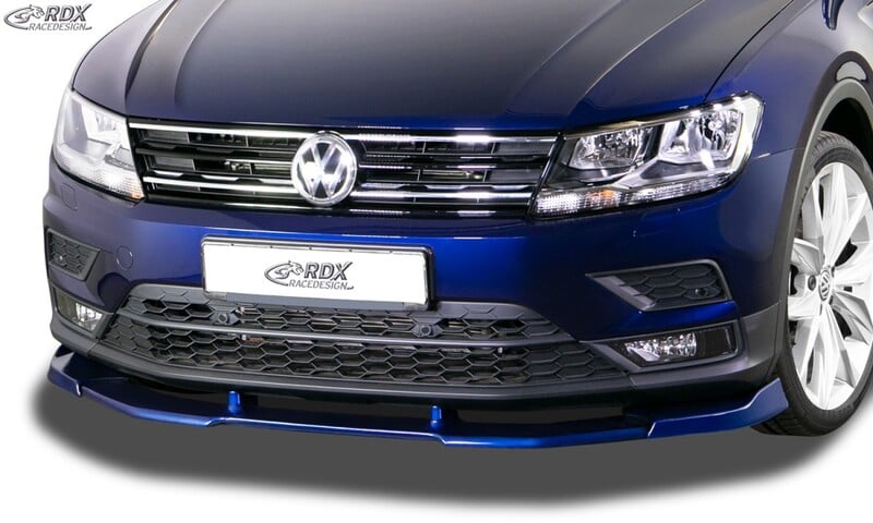 Spoiler Anteriore RDX Racedesign Per Kia Sportage (QL) 2016- - Nero, In Plastica PU, Kit Di Montaggio Incluso - copertina
