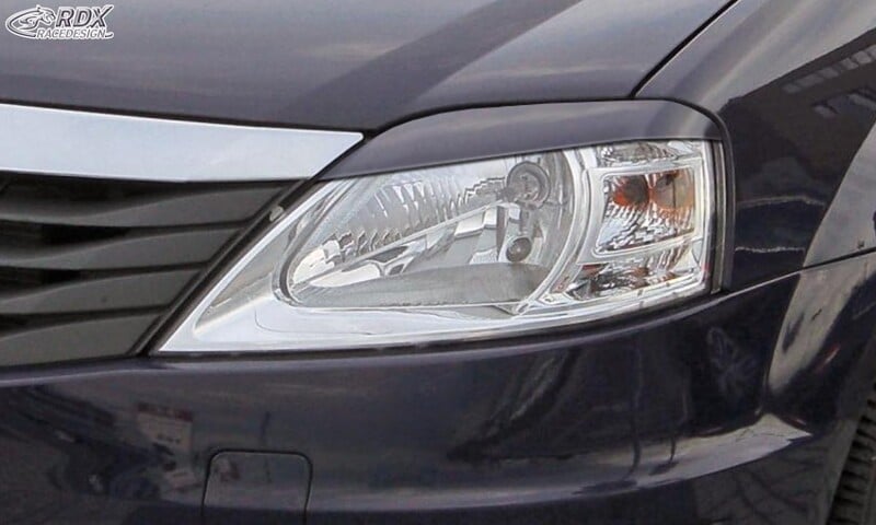 Dacia Logan Mk1 '04-'12: RDX Headlight covers for DACIA Logan 2008-2013