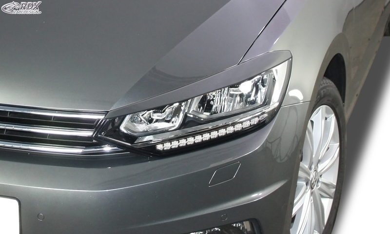 Gym Korean ukendt Headlight Covers: RDX Headlight covers for VW Touran 5T (2015+; only for LED -Headlights) Light Brows