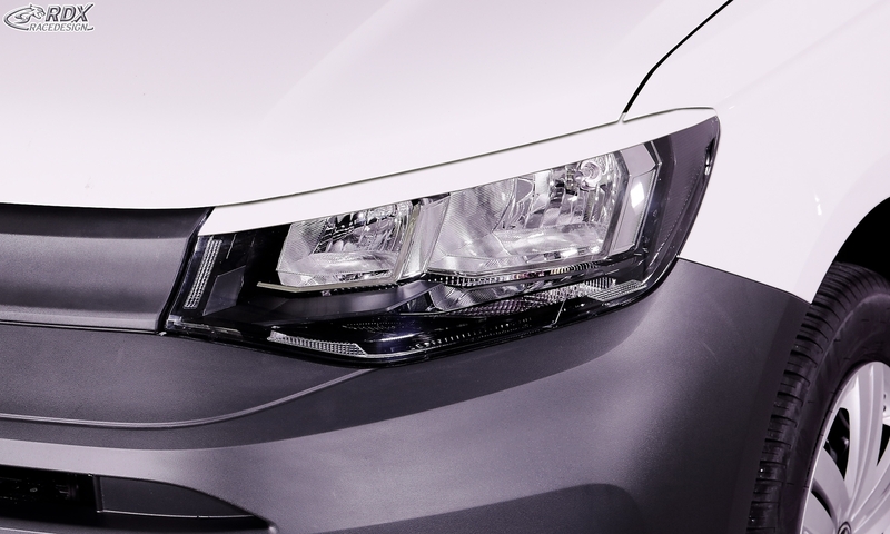 LEFT RIGHT SIDE PAIR SET HEADLIGHT LAMP LENS COVER FOR VW CADDY IV MK4 2015-2020 main image 0