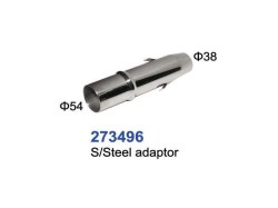 Stainless Steel Exhaust Pipe Adapter 38-54