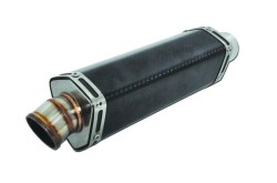 Universal Motorcycle Exhaust Muffler Carbon 105x95 L280 IN45