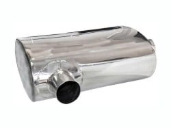 Universal Stainless Steel Exhaust Muffler Oval 210x125 L300 50mm