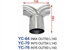 Stainless Steel T Pipes